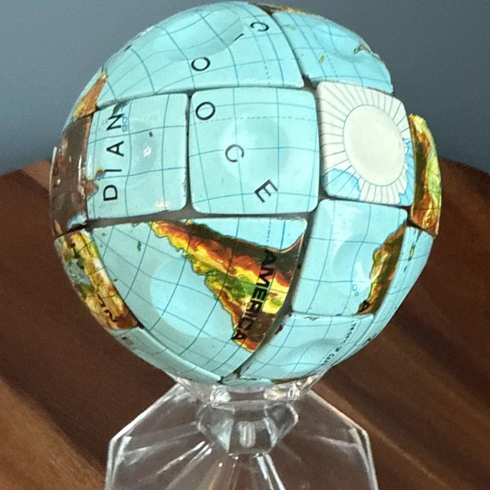 Vintage‎ Hungarian Magic Globe Puzzle Spatial Logical Game Rubik Style Hungary
